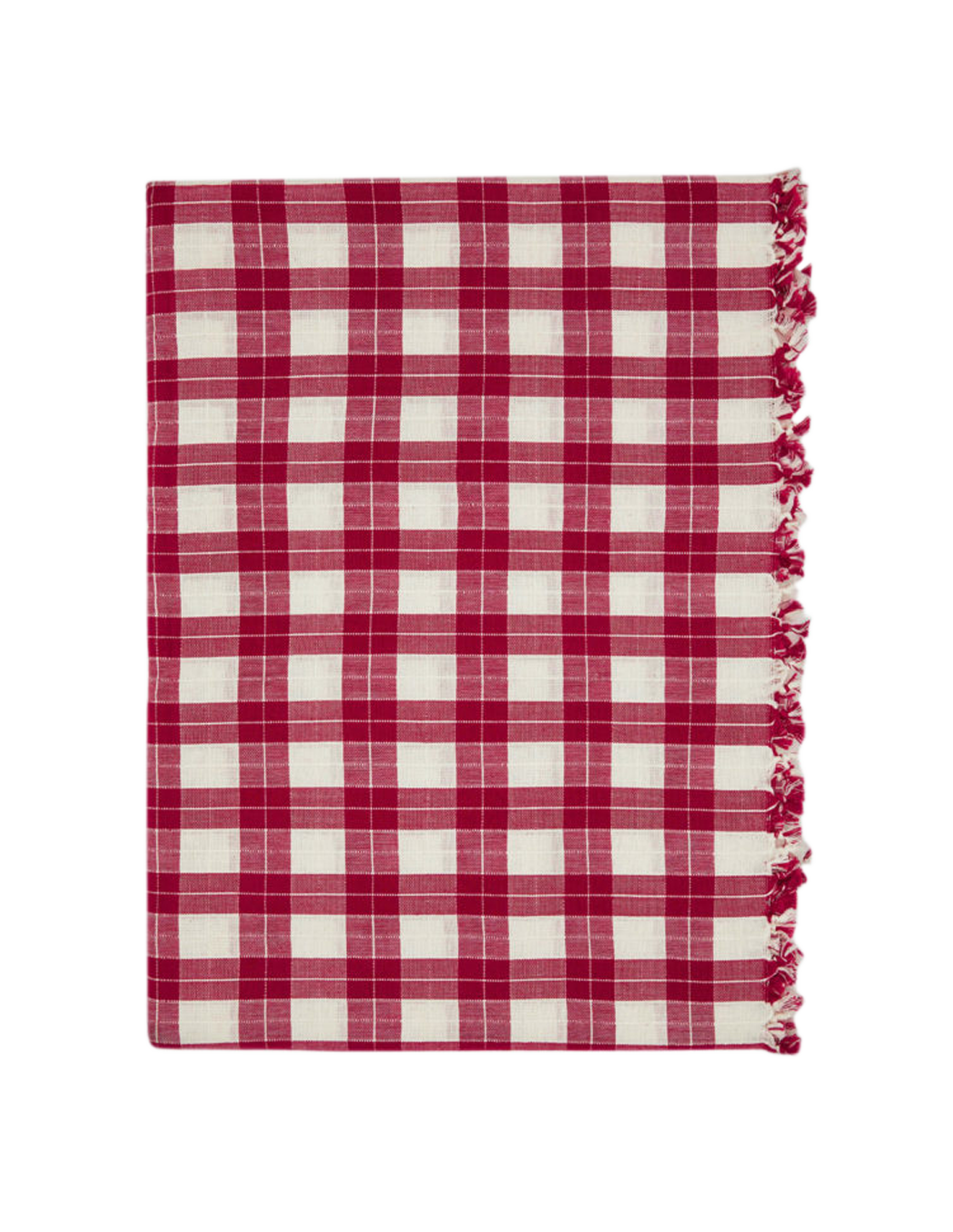 Annabelle Plaid Red Tablecloth Six – Bells The