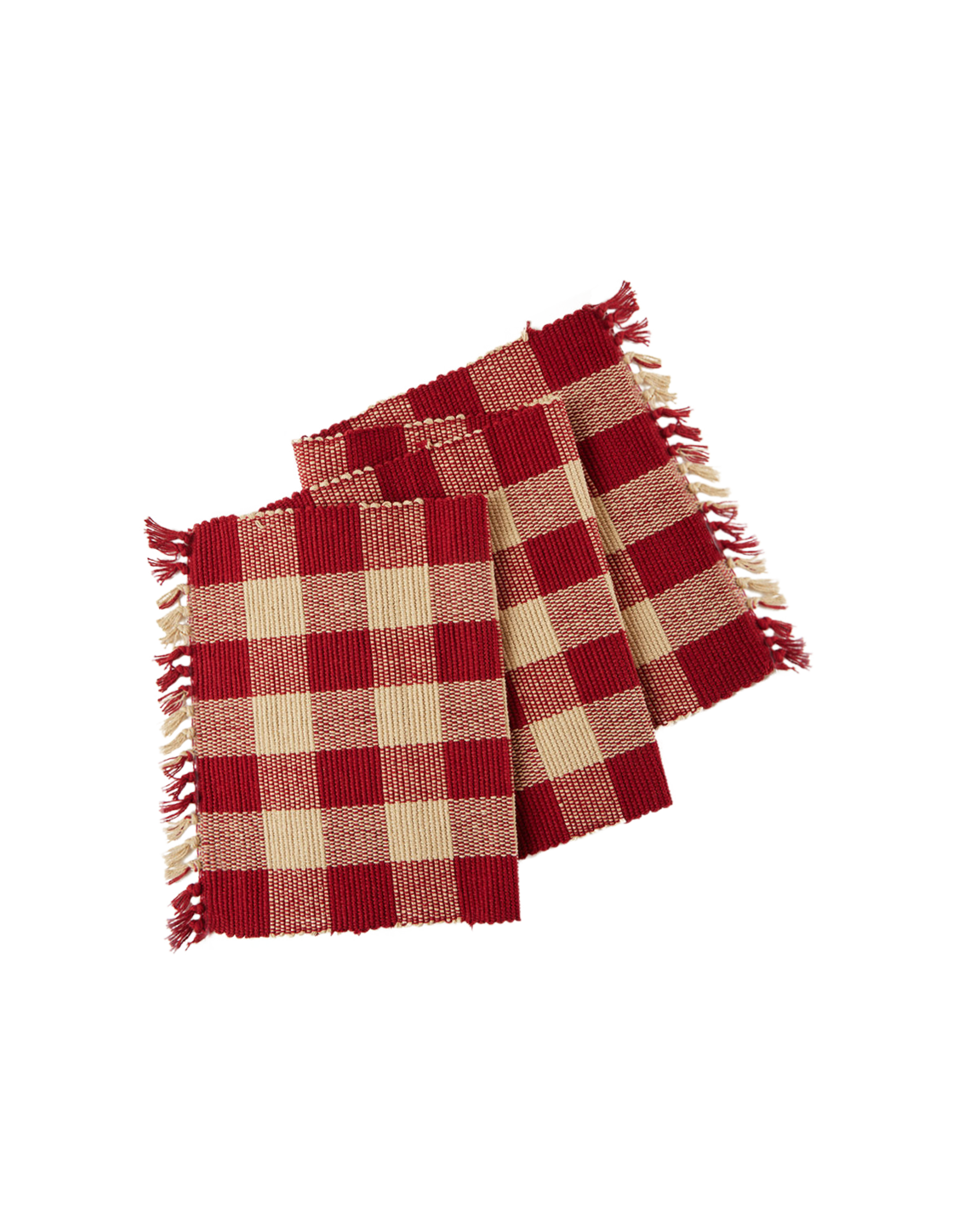 The Pioneer Woman Gingham Woven Fabric Napkins, Set of 4