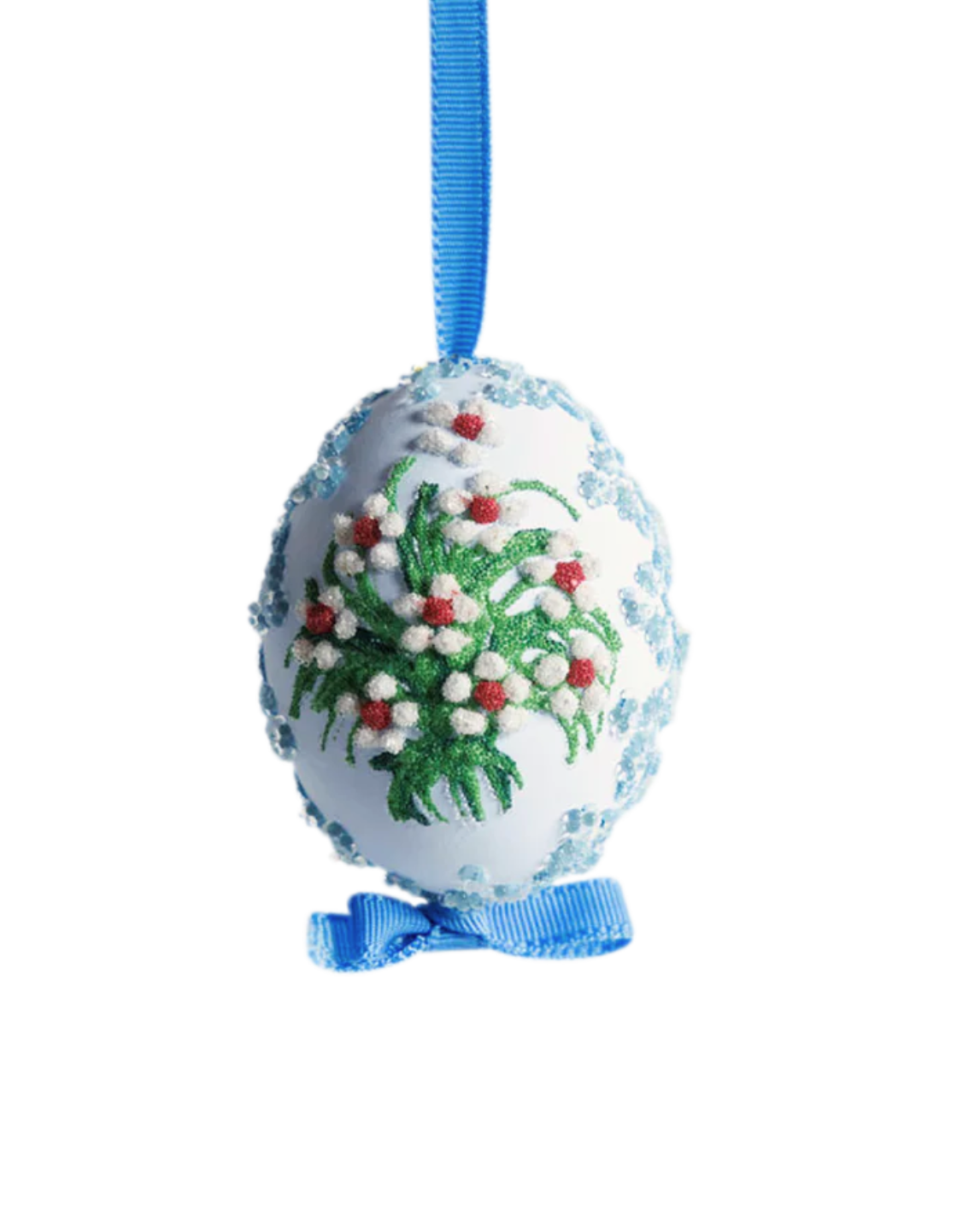 Flower Patch Egg Ornament