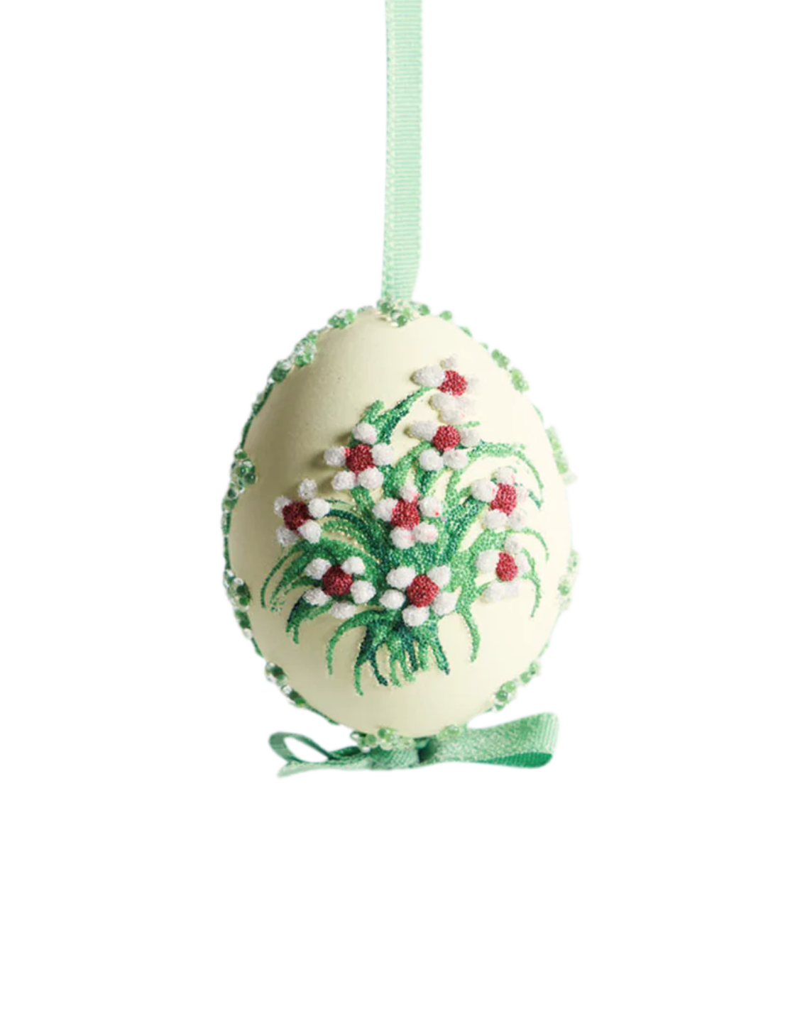 Flower Patch Egg Ornament