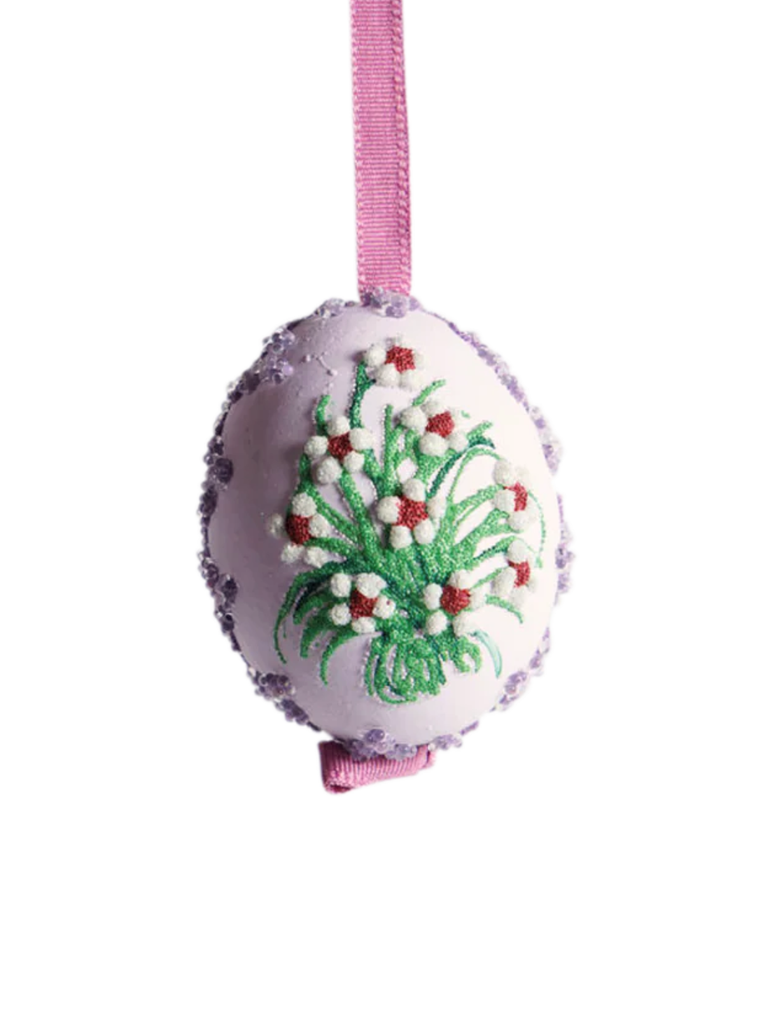 Flower Patch Egg Ornament