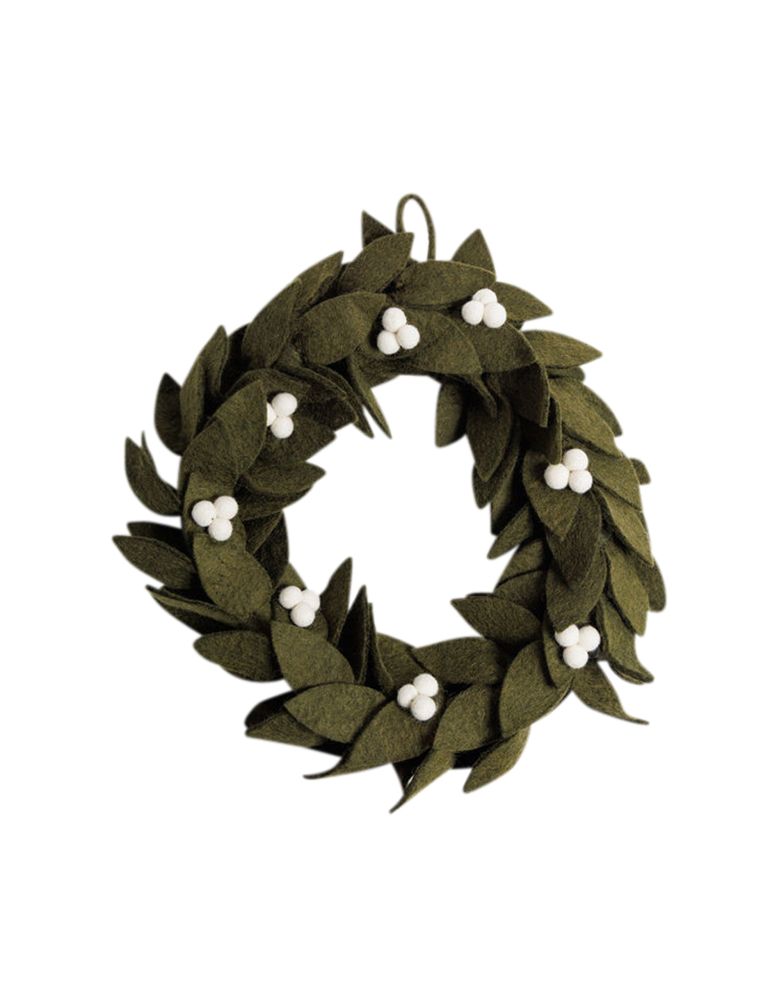 Felt Mistletoe Wreath – The Six Bells