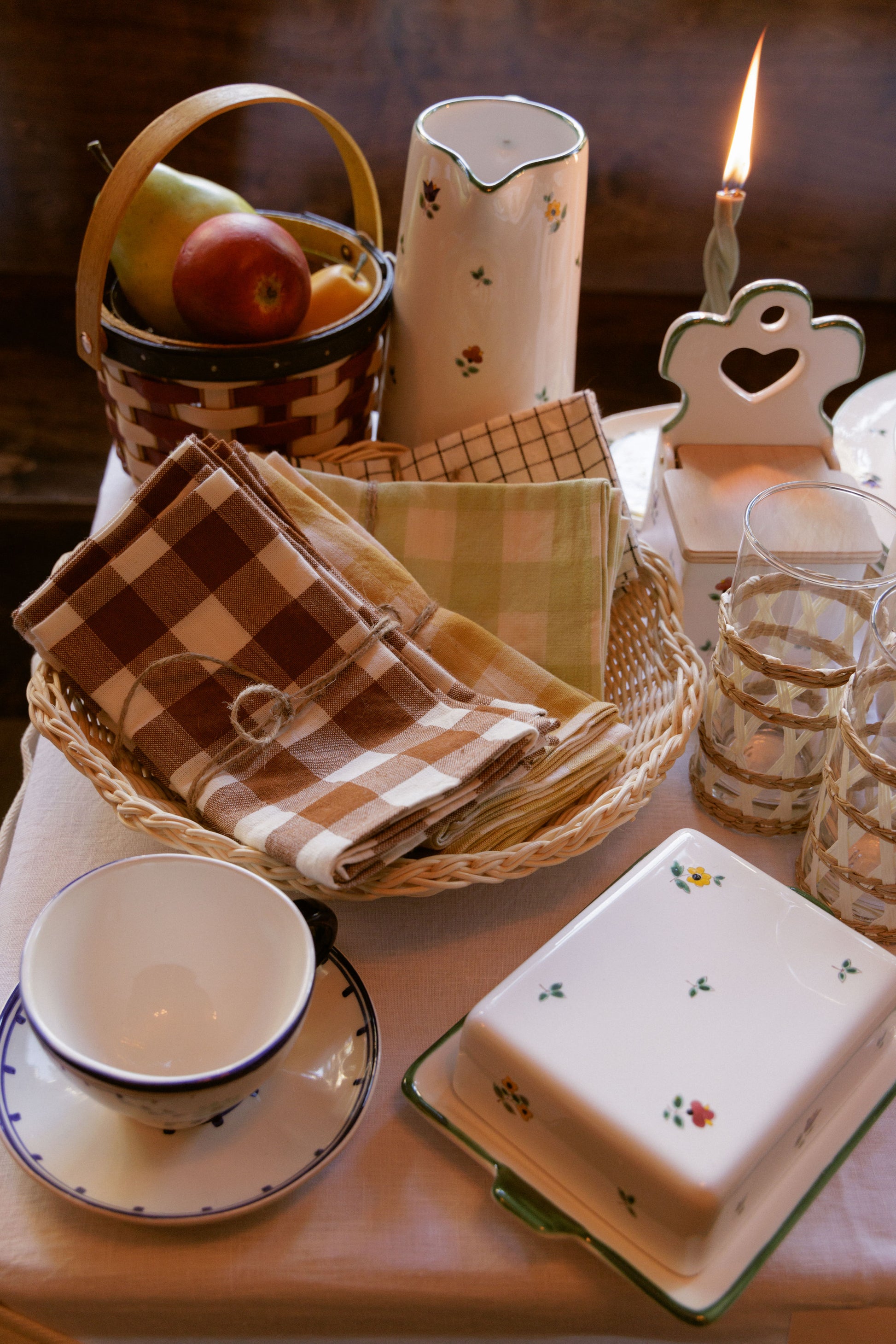 MagicLinen Napkin Set in Cinnamon at Urban Outfitters